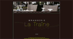 Desktop Screenshot of latraine-restaurant.fr